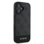 Guess GUHCP16MG4GLGR Grey Hardcase 4G Bottom Stripe Kryt iPhone 16 Plus