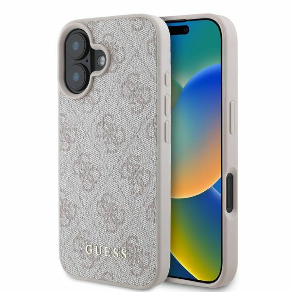 Guess GUHCP16SG4GFPI Pink Hardcase 4G Classic Kryt iPhone 16