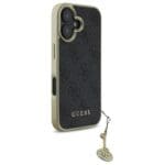 Guess GUHCP16SGF4GGR Black Hardcase 4G Charms Collection Kryt iPhone 16