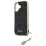 Guess GUHCP16SGF4GGR Black Hardcase 4G Charms Collection Kryt iPhone 16
