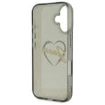 Guess GUHCP16SHCHGSPK Black Hardcase IML Heart Kryt iPhone 16