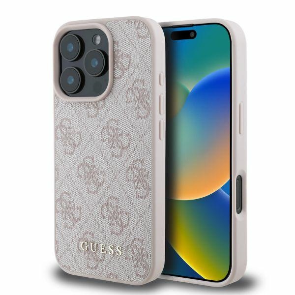 Guess GUHCP16XG4GFPI Pink Hardcase 4G Classic Kryt iPhone 16 Pro Max