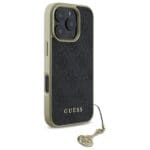 Guess GUHCP16XGF4GGR Black Hardcase 4G Charms Collection Kryt iPhone 16 Pro Max