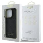Guess GUHCP16XGF4GGR Black Hardcase 4G Charms Collection Kryt iPhone 16 Pro Max