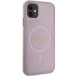 Guess GUHMN61PSAHMCP Pink Hardcase Saffiano MagSafe Kryt iPhone 11/XR