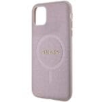 Guess GUHMN61PSAHMCP Pink Hardcase Saffiano MagSafe Kryt iPhone 11/XR