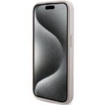 Guess GUHMP14XG4GFRP Pink Hardcase 4G Collection Leather Metal Logo Mag Kryt iPhone 14 Pro Max