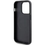 Guess GUHMP14XPSAHMCK Black Hardcase Saffiano MagSafe Kryt iPhone 14 Pro Max