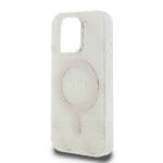 Guess GUHMP16LH4DTEH White Hardcase IML 4G Background MagSafe Kryt iPhone 16 Pro