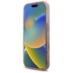 Guess GUHMP16LH4PYEEP Pink Hardcase IML Peony On 4G Background MagSafe Kryt iPhone 16 Pro