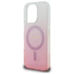 Guess GUHMP16LHGRCELP Pink Hardcase IML Glitter Gradient MagSafe Kryt iPhone 16 Pro
