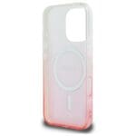 Guess GUHMP16LHGRCELP Pink Hardcase IML Glitter Gradient MagSafe Kryt iPhone 16 Pro
