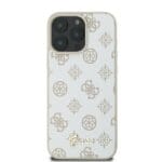 Guess GUHMP16LPGPYSH White Hardcase Peony Script Logo MagSafe Kryt iPhone 16 Pro