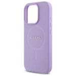 Guess GUHMP16LPSAHMCU Purple Hardcase Saffiano MagSafe Kryt iPhone 16 Pro