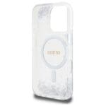 Guess GUHMP16LRGRGES Silver Hardcase Resin Gradient Glitter MagSafe Kryt iPhone 16 Pro
