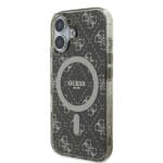 Guess GUHMP16MH4DTEW Brown Hardcase IML 4G Background MagSafe Kryt iPhone 16 Plus