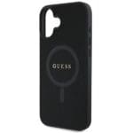 Guess GUHMP16MPSAHMCK Black Hardcase Saffiano Classic Logo MagSafe Kryt iPhone 16 Plus