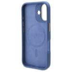Guess GUHMP16MU4GPRB Blue Hardcase 4G Logo Plate MagSafe Kryt iPhone 16 Plus