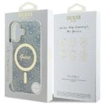 Guess GUHMP16SH4STB Blue Hardcase IML 4G MagSafe Kryt iPhone 16