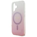 Guess GUHMP16SHGRCELP Pink Hardcase IML Glitter Gradient MagSafe Kryt iPhone 16