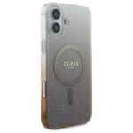 Guess GUHMP16SHGRCELW Brown Hardcase IML Glitter Gradient MagSafe Kryt iPhone 16
