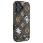 Guess GUHMP16SP4RPSW Brown Hardcase 4G Printed Stripes MagSafe Kryt iPhone 16