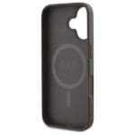 Guess GUHMP16SP4RPSW Brown Hardcase 4G Printed Stripes MagSafe Kryt iPhone 16