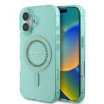 Guess GUHMP16SPFTDTEN Green Hardcase IML Rhinestones MagSafe Kryt iPhone 16