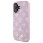 Guess GUHMP16SPGPYSP Pink Hardcase Peony Script MagSafe Kryt iPhone 16
