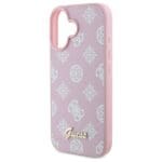 Guess GUHMP16SPGPYSP Pink Hardcase Peony Script MagSafe Kryt iPhone 16