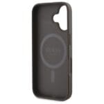 Guess GUHMP16SPGPYSW Brown Hardcase Peony Script MagSafe Kryt iPhone 16