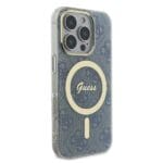 Guess GUHMP16XH4STB Blue Hardcase IML 4G MagSafe Kryt iPhone 16 Pro Max