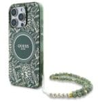 Guess GUHMP16XHCPOFPA Green Hardcase IML Flowers Allover Electro Wit Kryt iPhone 16 Pro Max