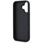 Guess Hot Stamp 4G Pattern Triangle Metal Logo Black Kryt iPhone 16