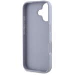 Guess Hot Stamp 4G Pattern Triangle Metal Logo Purple Kryt iPhone 16
