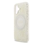 Guess IML Flowers Allover Strap MagSafe White Kryt iPhone 17