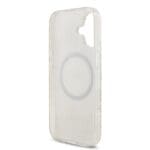 Guess IML Flowers Allover Strap MagSafe White Kryt iPhone 17