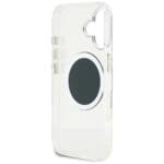 Guess IML Metal Colored Circle Classic Logo MagSafe Black Kryt iPhone 16