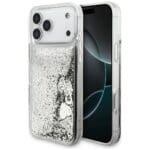 Guess Liq Glitter Charms Silver Kryt iPhone 17 Pro Max