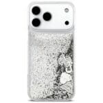 Guess Liq Glitter Charms Silver Kryt iPhone 17 Pro Max