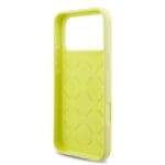Guess Liquid Silicone 4G Metal Logo Yellow Kryt iPhone 17 Pro Max