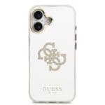 Guess PC/TPU Mirror 4G Glitter Logo MagSafe Gold Kryt iPhone 17