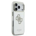 Guess PC/TPU Mirror 4G Glitter Logo MagSafe Gold Kryt iPhone 17 Pro