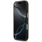 Guess Peony Hot Stamp MagSafe Black Kryt iPhone 17 Pro