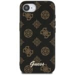 Guess Peony Script Logo MagSafe Black Kryt iPhone 16e