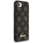 Guess Peony Script Logo MagSafe Black Kryt iPhone 16e