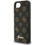 Guess Peony Script Logo MagSafe Black Kryt iPhone 16e