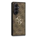 Guess PU 4G Metal Logo Samsung Brown Kryt Samsung Galaxy Z Fold 7