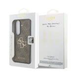 Guess PU 4G Metal Logo Samsung Brown Kryt Samsung Galaxy Z Fold 7