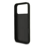 Guess PU Fixed Glitter 4G Metal Logo Black Kryt iPhone 17 Pro Max